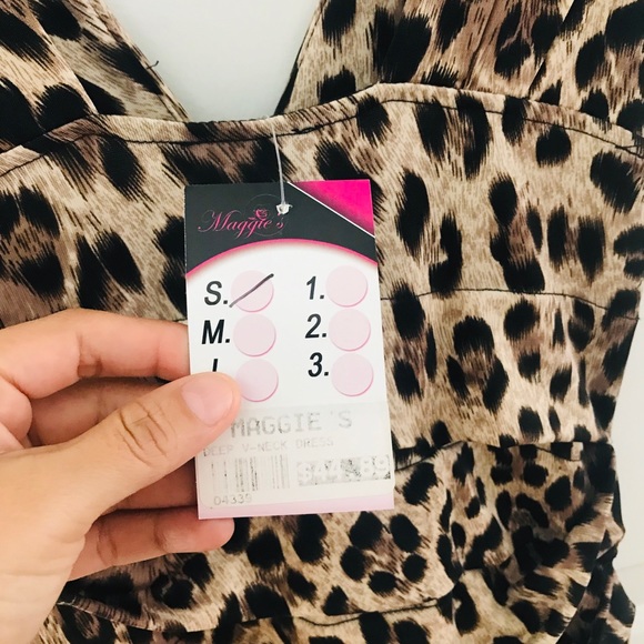 NWT Leopard Dress Size S - Picture 3 of 3